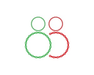 chain logo icon template