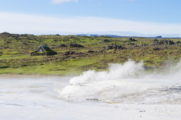 Hveravellir hot springs area, Highlands of Iceland