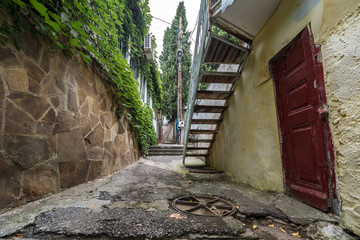 Narrow streets in Gurzuf