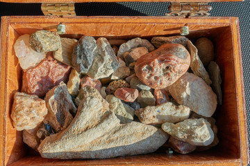 Assorted rock collection