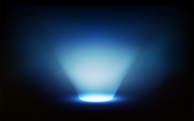 Light ray, stage, abstract background vector illustration
