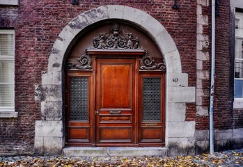 midieval doors and windows in Maastricht the Netherlands
