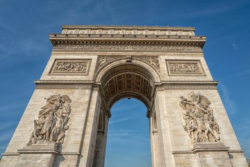 Fototapeta na wymiar Arc de Triomphe, Paris France