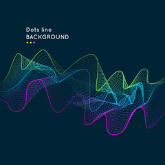 Bright dynamic waves of points and lines.