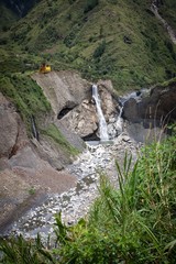 waterfall Agoyan, deep forest, Ecuador 