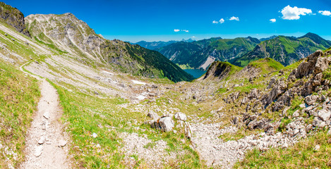Mountain path at Geishorn - Allgaeu - Bavaria - Germany
