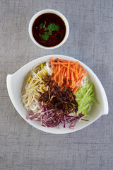Rice noodle salad