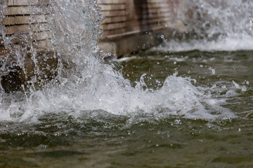 Fototapeta na wymiar Water splash