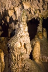 Naklejka premium Detail einer Tropfsteinhöhle