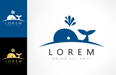 whale logo vector © Natalia Iachimova