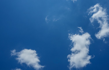 blue sky with clouds