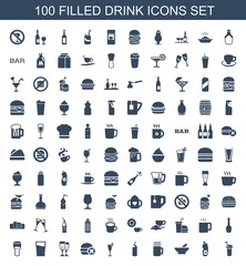 100 drink icons