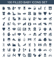 100 baby icons