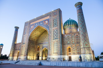 The Registan in Samarkand, Uzbekistan - obrazy, fototapety, plakaty