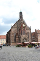 Naklejka na ściany i meble Nürnberg, Frauenkirche