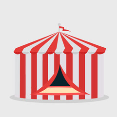 circus tent festival vector