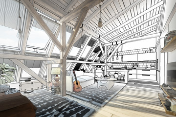 My place under the roof 01 (project)