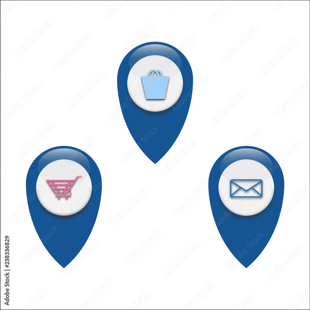 Poster gps logo vector. gps vector. gps icon. navigation vector logo. navigation vector icon. travel logo. 