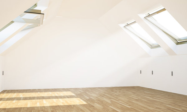 Empty Attic Room