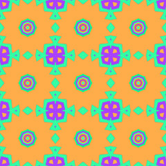 Seamless background pattern with a variety of multicolored lines.