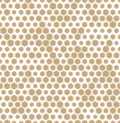 hexagon halftone seamless minimal design pattern, geometric background print texture