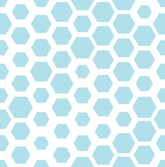 hexagon halftone seamless minimal design pattern, geometric background print texture