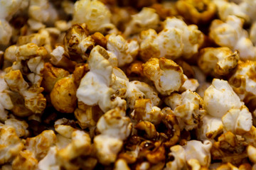 popcorn in front of the cinema roughly