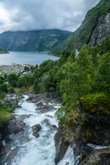 The beautiful Geiranger fjord in Norway