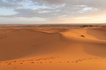 Plakat Wüste Erg Chebbi, Merzouga, Marokko, Afrika