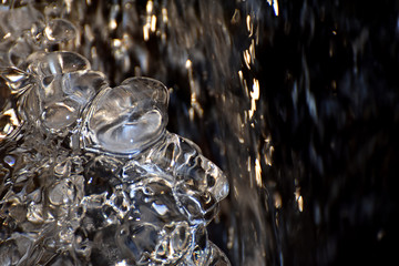 Eisformation im Nationalpark Hunsrück-Hochwald