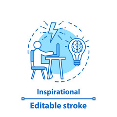 Inspiration concept icon