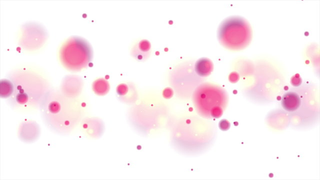 Pink Holographic Bokeh Lights Abstract Background