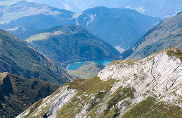 Fototapeta na wymiar Tour du Mont Blanc