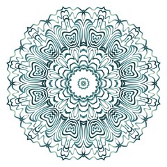 Vector Floral mandala. Vintage decorative elements. Vector illustration