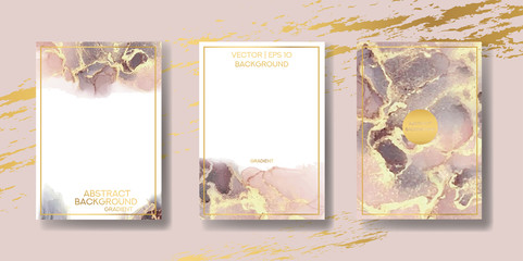 
wedding invitation. a great celebration of lovers. texture of liquid marble and gold. print for leaflets, banners, flyers, business cards, cards. trend vector