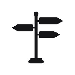 Signpost vector icon