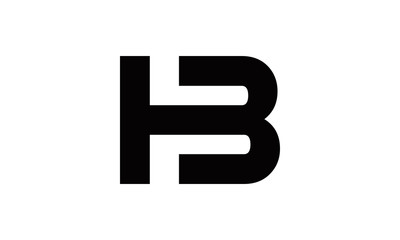 HB letter logo vector