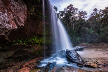 Chattrakan waterfall, Beautiful waterwall in Chattrakan nationalpark  Pitsanulok province, ThaiLand.
