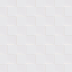 3D pattern made of white and beige geometric shapes, creative background or wallpaper surface made of light and shadow. Futuristic seamless decorative abstract texture design, simple graphic elements
