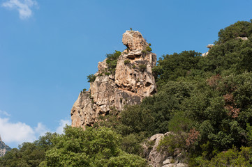 Gorges d'Héric-Schlucht in Südfrankreich