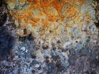 Stone texture background. Colorful stone wall.