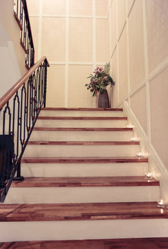 Indoor Stairs Where The Vase Was Placed