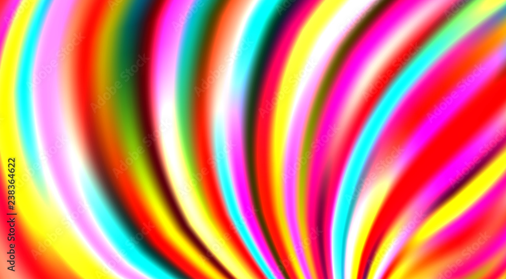 Poster bright colorful striped background with multicolor stripes. vector pattern