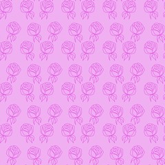 seamless pattern with roses
