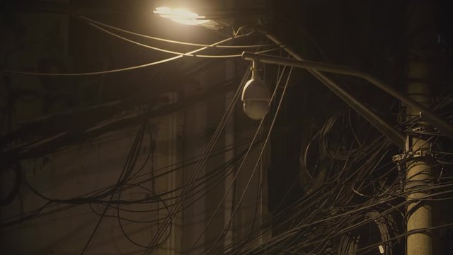 Cables in the street