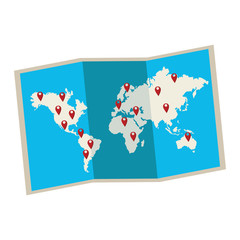 world map icon