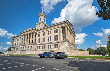 Fototapeta na wymiar Tennessee State Capitol in Nashville