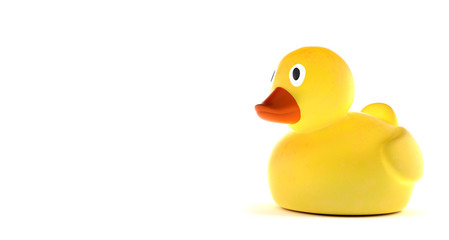 Quietscheente in gelb