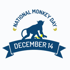National monkey day concept