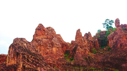 Canyon red rock mountain sandstone like fiction 